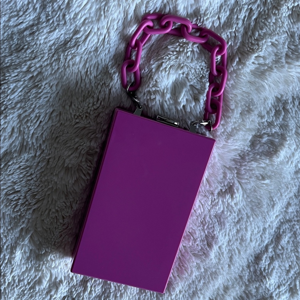 A New Day Pink Chain Handle Clutch